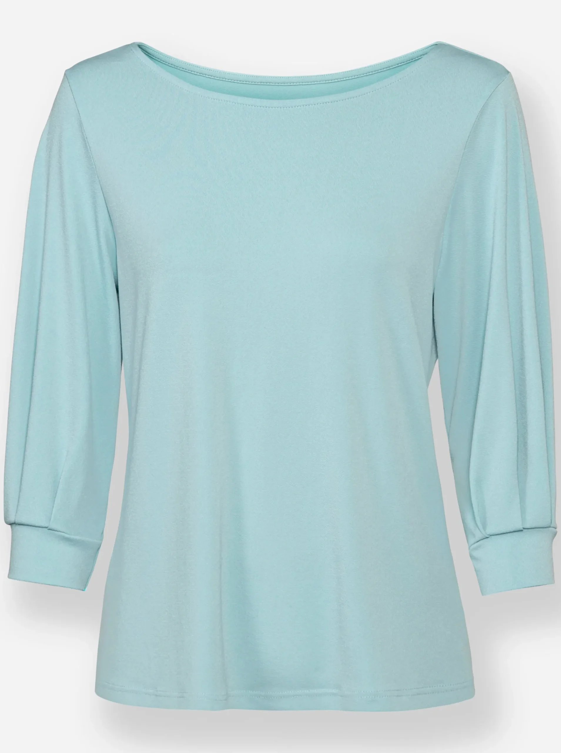 3/4-Arm-Shirt mit Ballon-Ärmeln