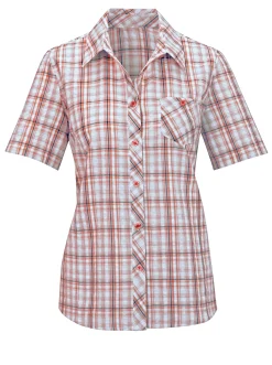Baumwollbluse aus Seersucker