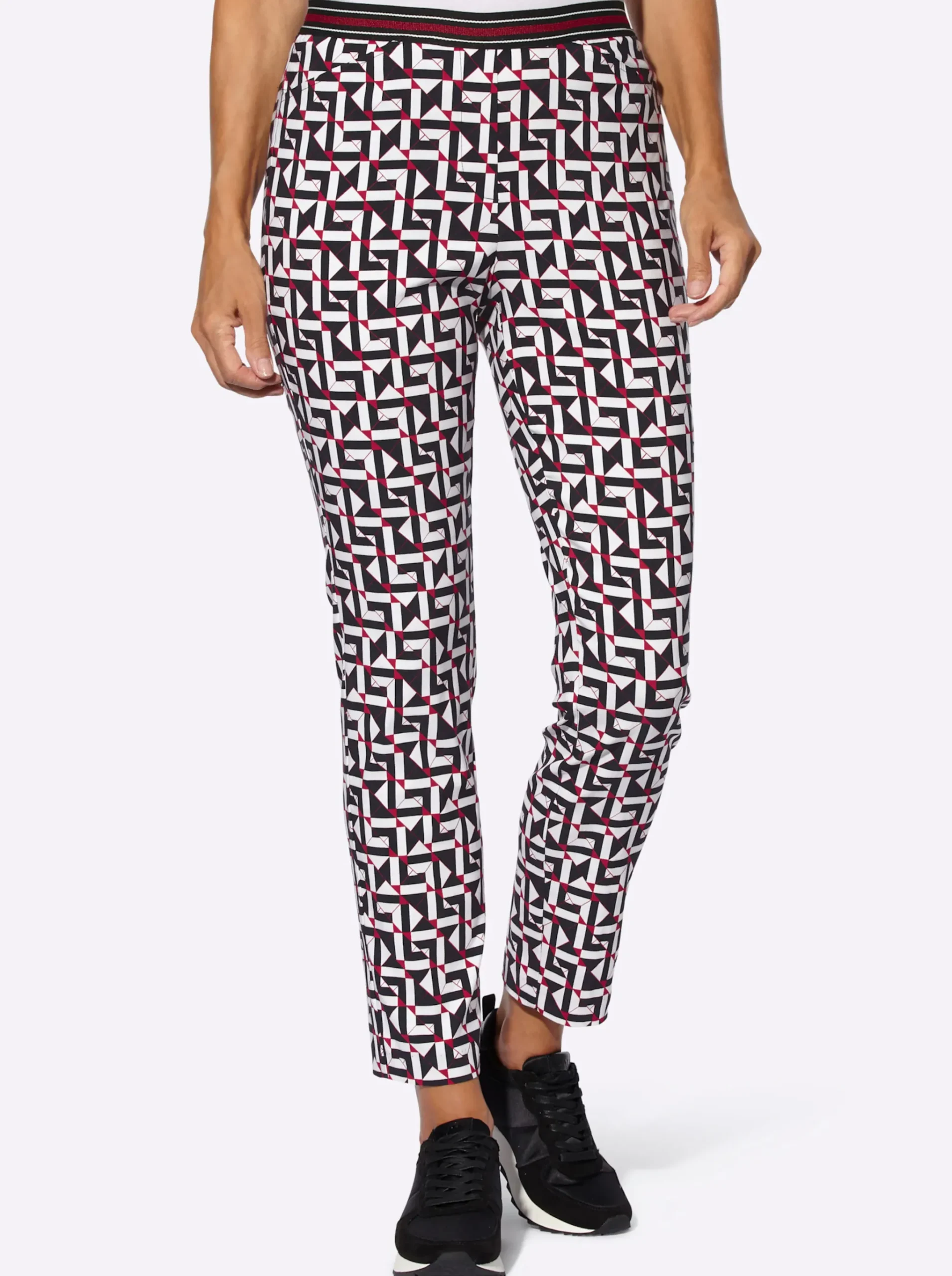 Bengalinhose mit grafischem Druck