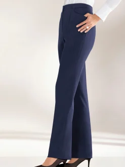 Bügelfaltenhose in Bauch-weg-Form