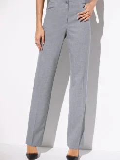 Bügelfaltenhose in Bauch-weg-Form