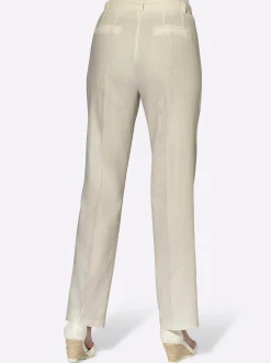 Bügelfaltenhose mit abnehmbarem Bindegürtel