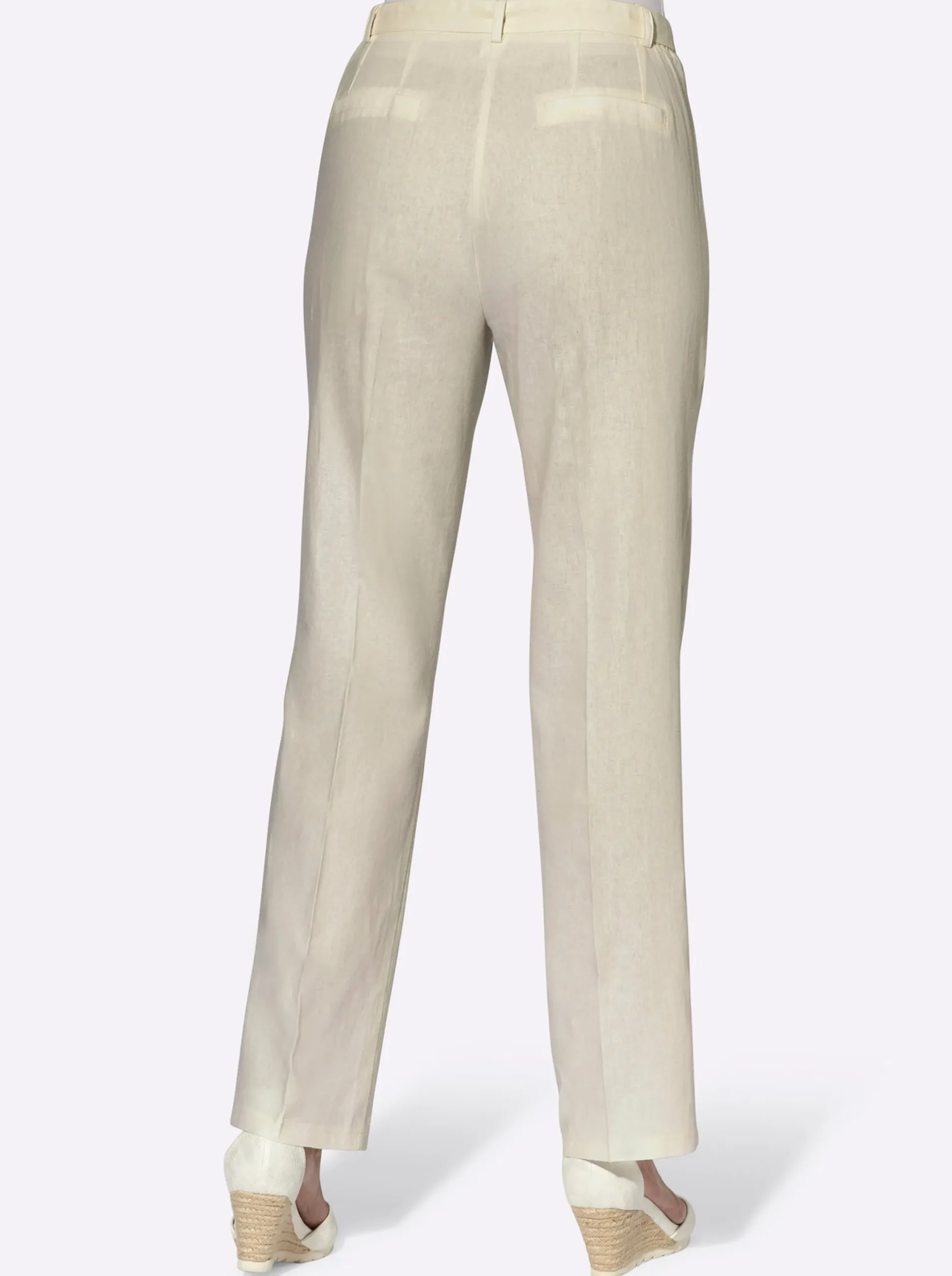 Bügelfaltenhose mit abnehmbarem Bindegürtel