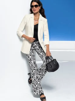 Blazer mit 1-Knopf-Verschluss