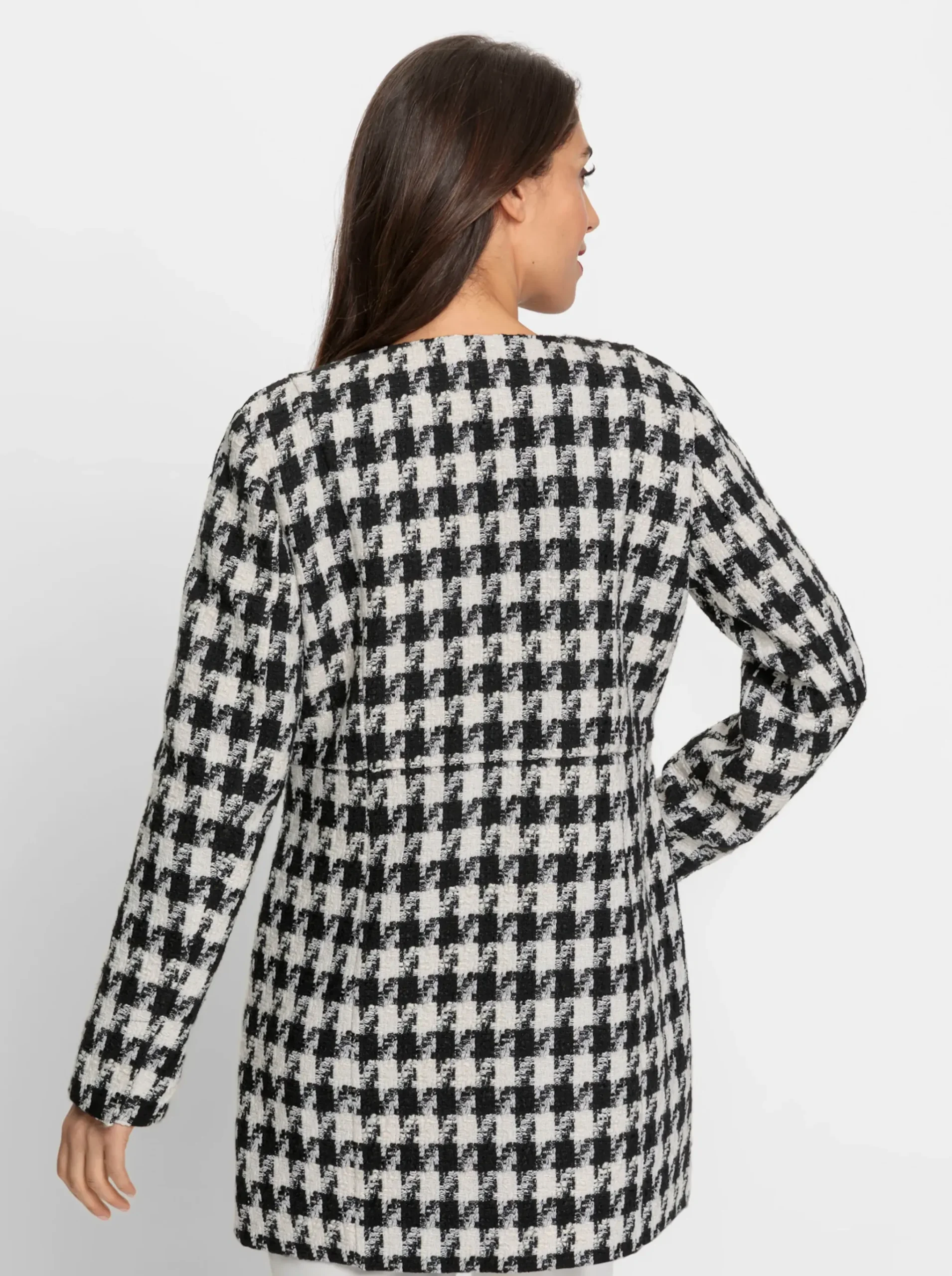 Blazer mit Pepita-Dessin
