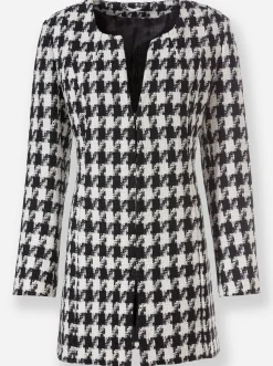 Blazer mit Pepita-Dessin