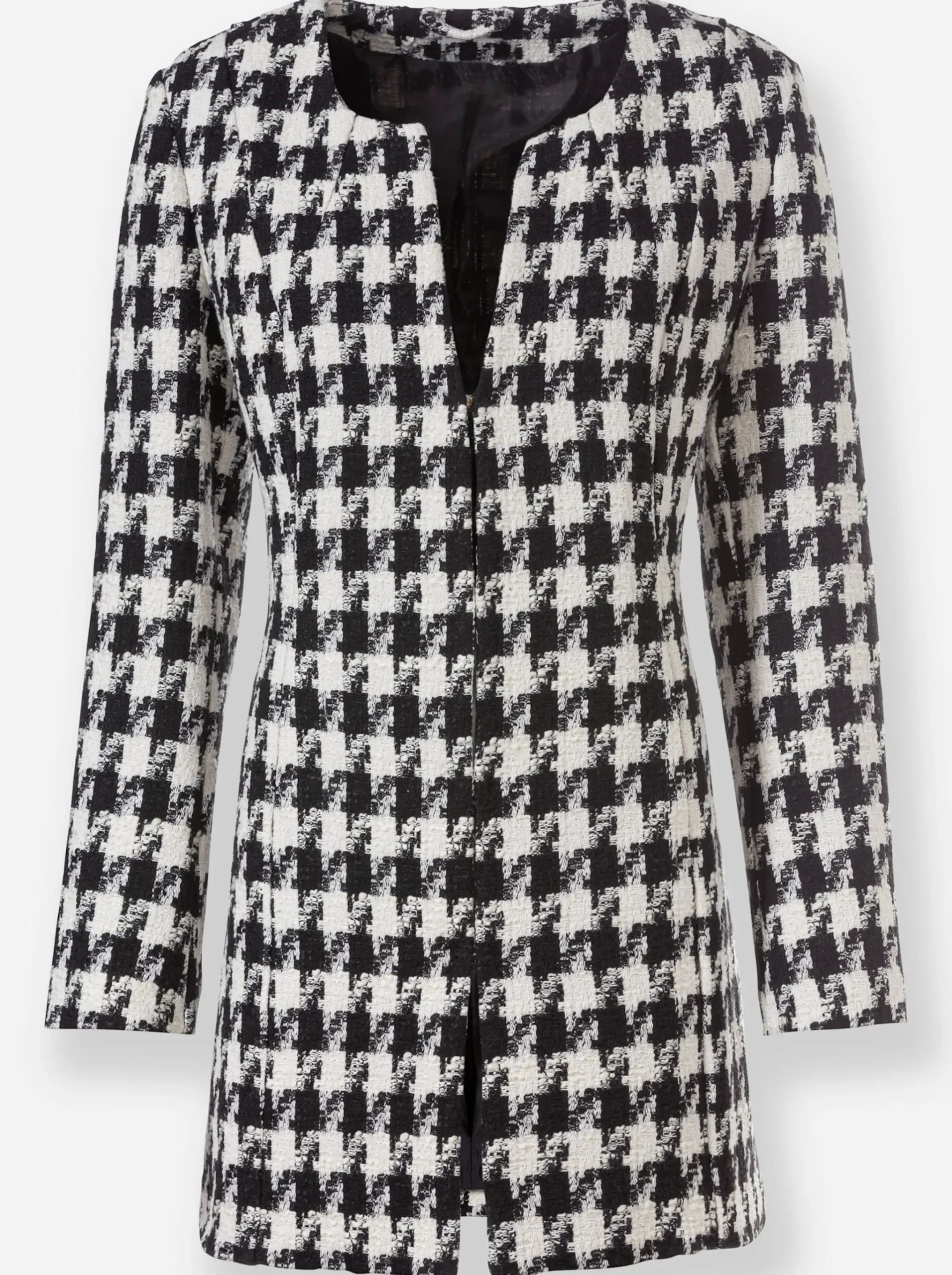 Blazer mit Pepita-Dessin