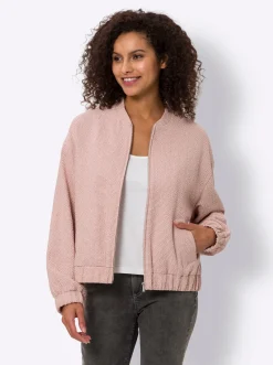 Blousonjacke in Bouclé-Qualität
