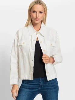 Blusenjacke mit Lochmuster