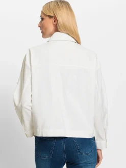 Blusenjacke mit Lochmuster