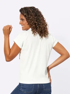 Blusenshirt mit Crêpe-Struktur