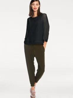Blusenshirt mit Fledermausärmeln