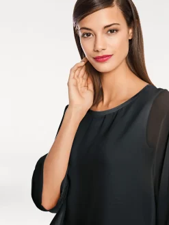 Blusenshirt mit Fledermausärmeln