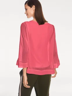 Blusenshirt mit Fledermausärmeln