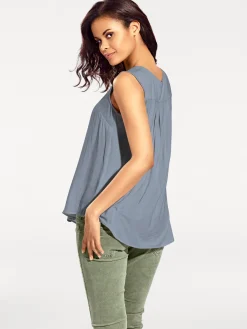 Blusenshirt mit Knopfleiste