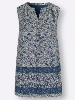 Blusentop mit Paisley-Druck