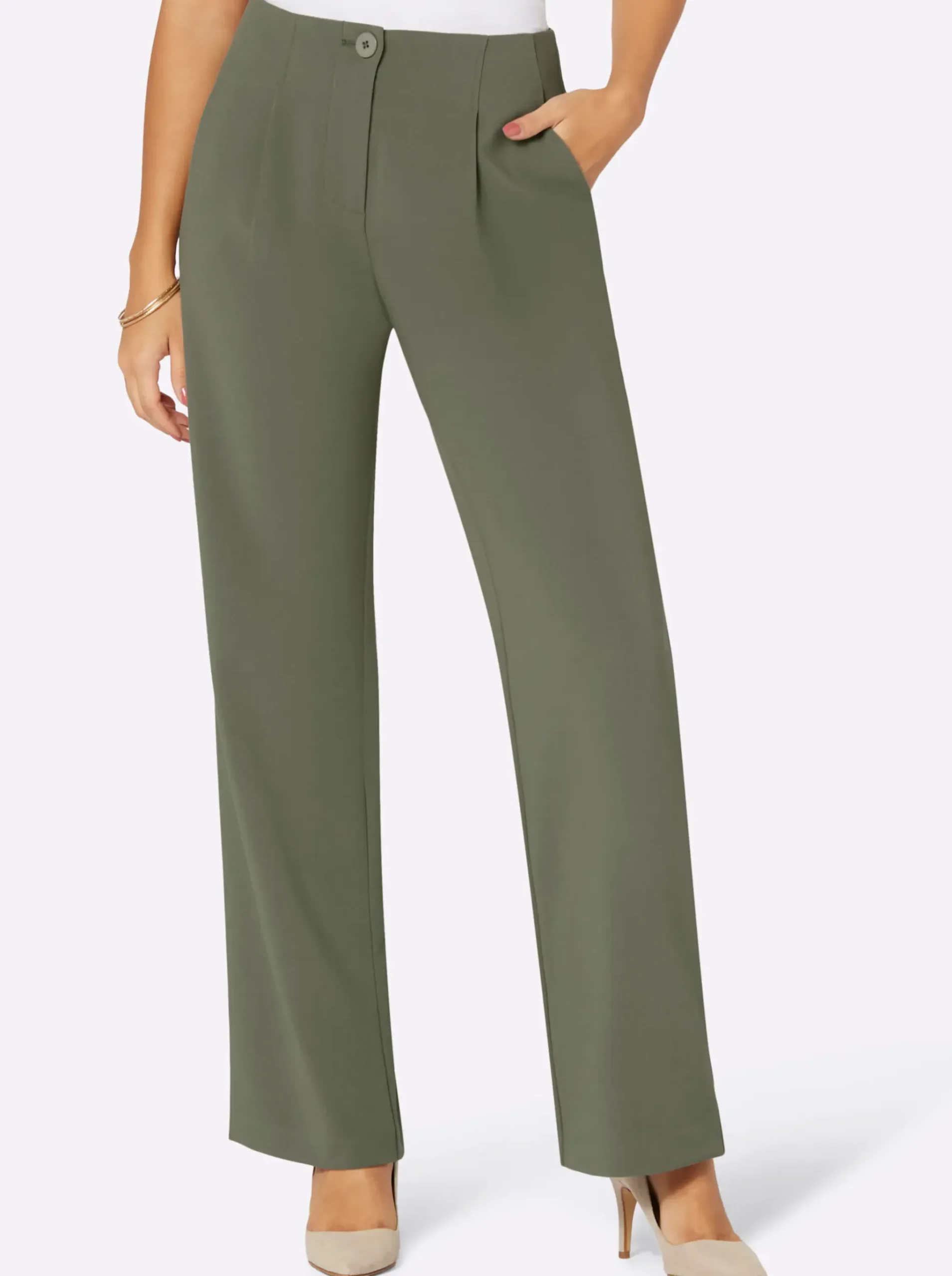 Bundfaltenhose