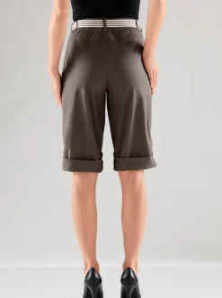 Caprihose inklusive Gürtel