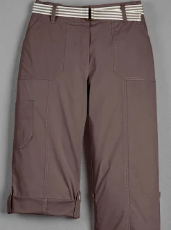 Caprihose inklusive Gürtel