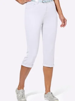 Caprihose inklusive Gürtel