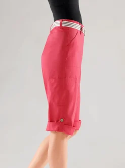 Caprihose inklusive Gürtel