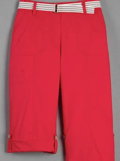 Caprihose inklusive Gürtel