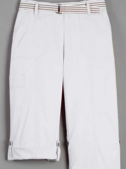 Caprihose inklusive Gürtel