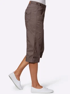 Caprihose mit verstellbarem Bund