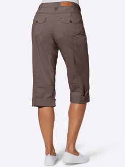 Caprihose mit verstellbarem Bund