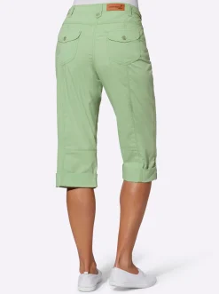 Caprihose mit verstellbarem Bund