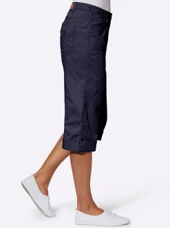 Caprihose mit verstellbarem Bund
