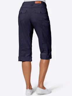 Caprihose mit verstellbarem Bund