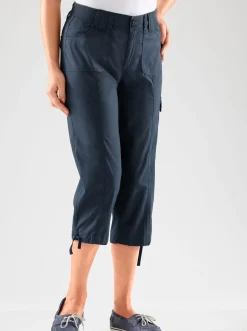 Caprihose mit weitenverstellbarem Saum