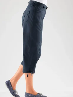 Caprihose mit weitenverstellbarem Saum