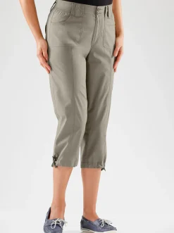 Caprihose mit weitenverstellbarem Saum