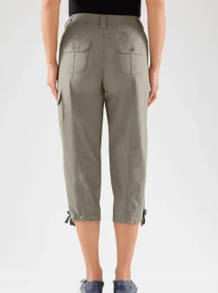 Caprihose mit weitenverstellbarem Saum
