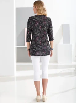 Caprileggings mit Rundum-Dehnbund