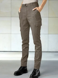 Cargohose mit Textilgürtel