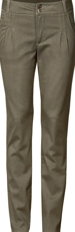 Chinohose in Karotten-Form
