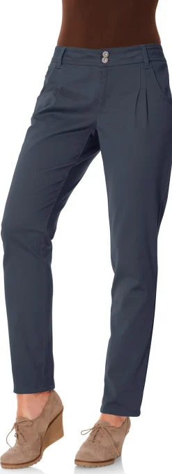 Chinohose in Karotten-Form