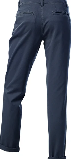 Chinohose in Karotten-Form