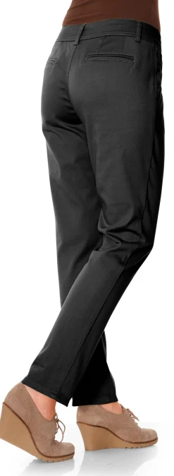 Chinohose in Karotten-Form
