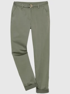 Chinohose inklusive Gürtel