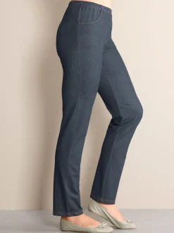 Freizeithose mit Kontrastnähten