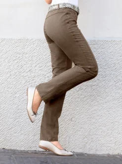 Gerade Jeans mit Bauch-weg-Effekt
