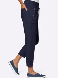 7/8-Hose mit Reißverschluss-Taschen