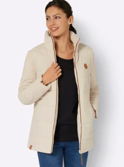 2-in-1-Jacke mit Kontrast-Futter