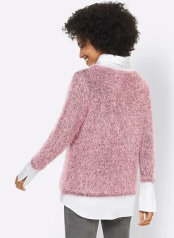 2-in-1-Pullover mit Brusttasche