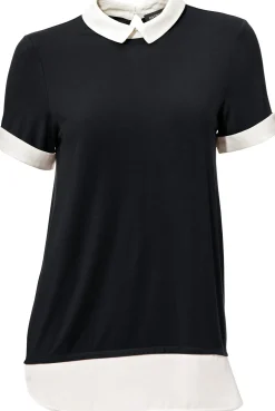 2-in-1-Shirt mit Chiffon-Einsätzen