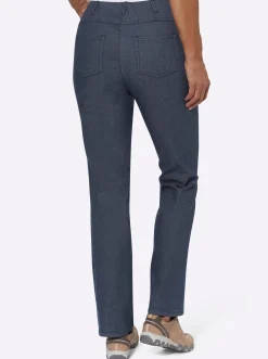 Jeans mit innenliegendem Dehnbund